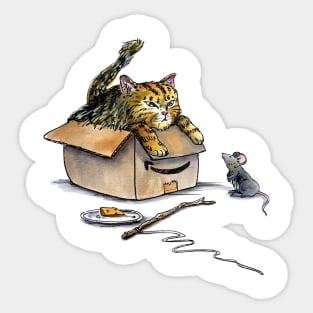 Cat Trap Sticker